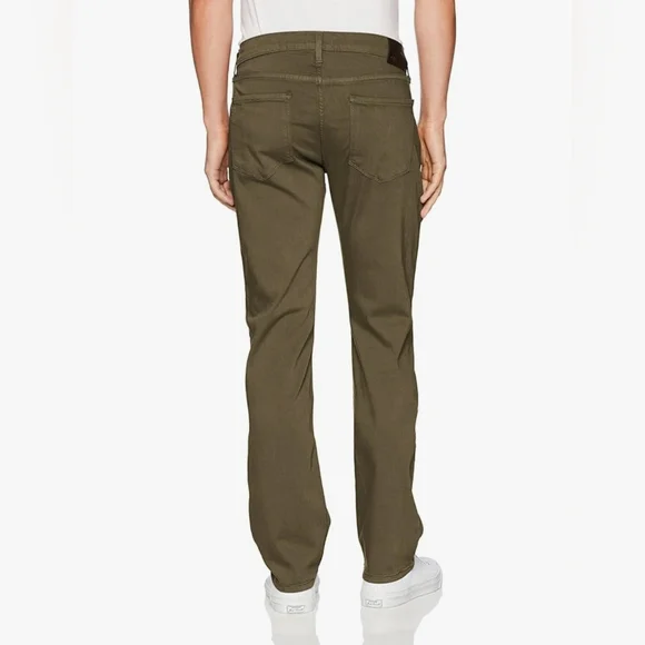 PAIGE Men's Normandie Slim Straight Leg Jean in Vintage Plum color size 36x33 - Picture 3 of 13